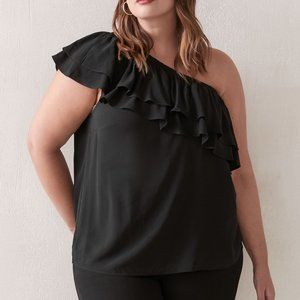 Love & Legend 3X One Shoulder Top NWT